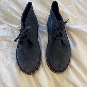 J. Crew Kids Navy Suede Boots (MacAlister Boots)